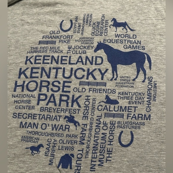 Tultex Kentucky Horse Capital T-Shirt - Picture 4 of 7